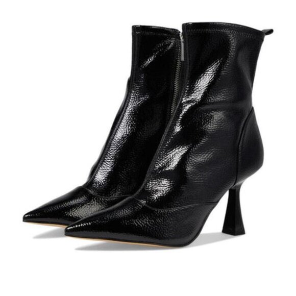 MICHAEL KORS CLARA WOMEN'S MID SIDE ZIP BOOTIE BLACK 10M- EXCELLENT!!! - Picture 1 of 13